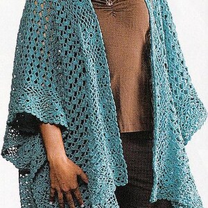 Indispensable Ruana Crochet Pattern, PDF, Digital, DIY, Cape, Poncho ...