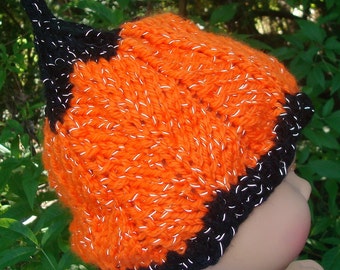 Patrón de tejido para gorro de calabaza: Diversión otoñal acogedora para los más pequeños (PDF, archivo digital)