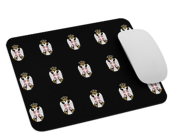 Serbia Coat of Arms Mouse Pad | Serbian Gift | Srbija