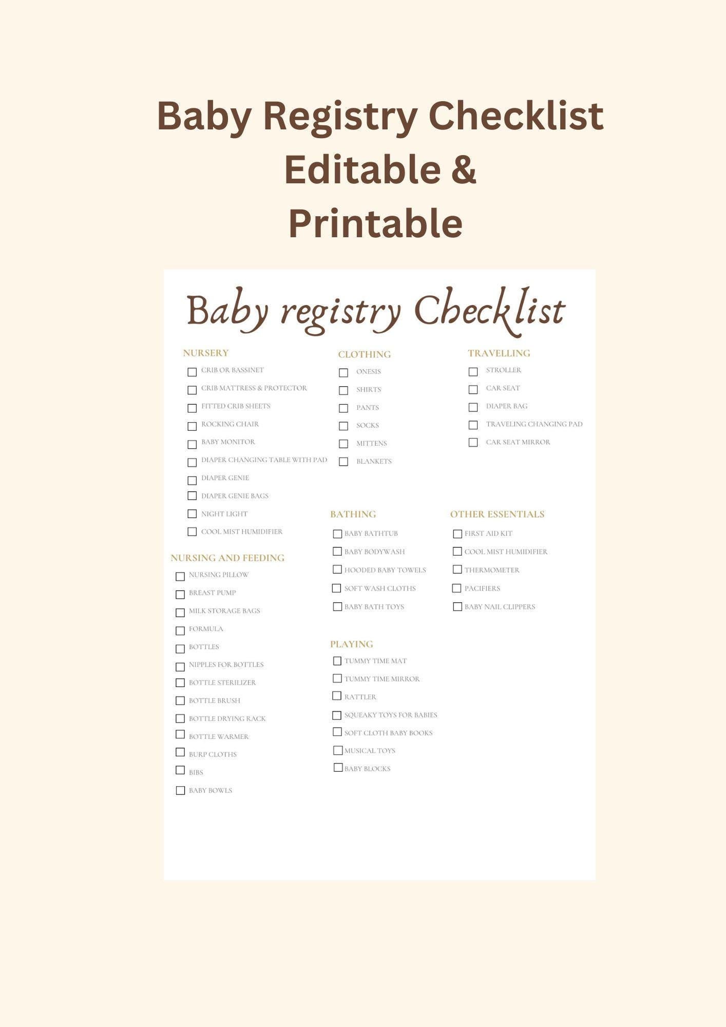 Baby List Registry Australia