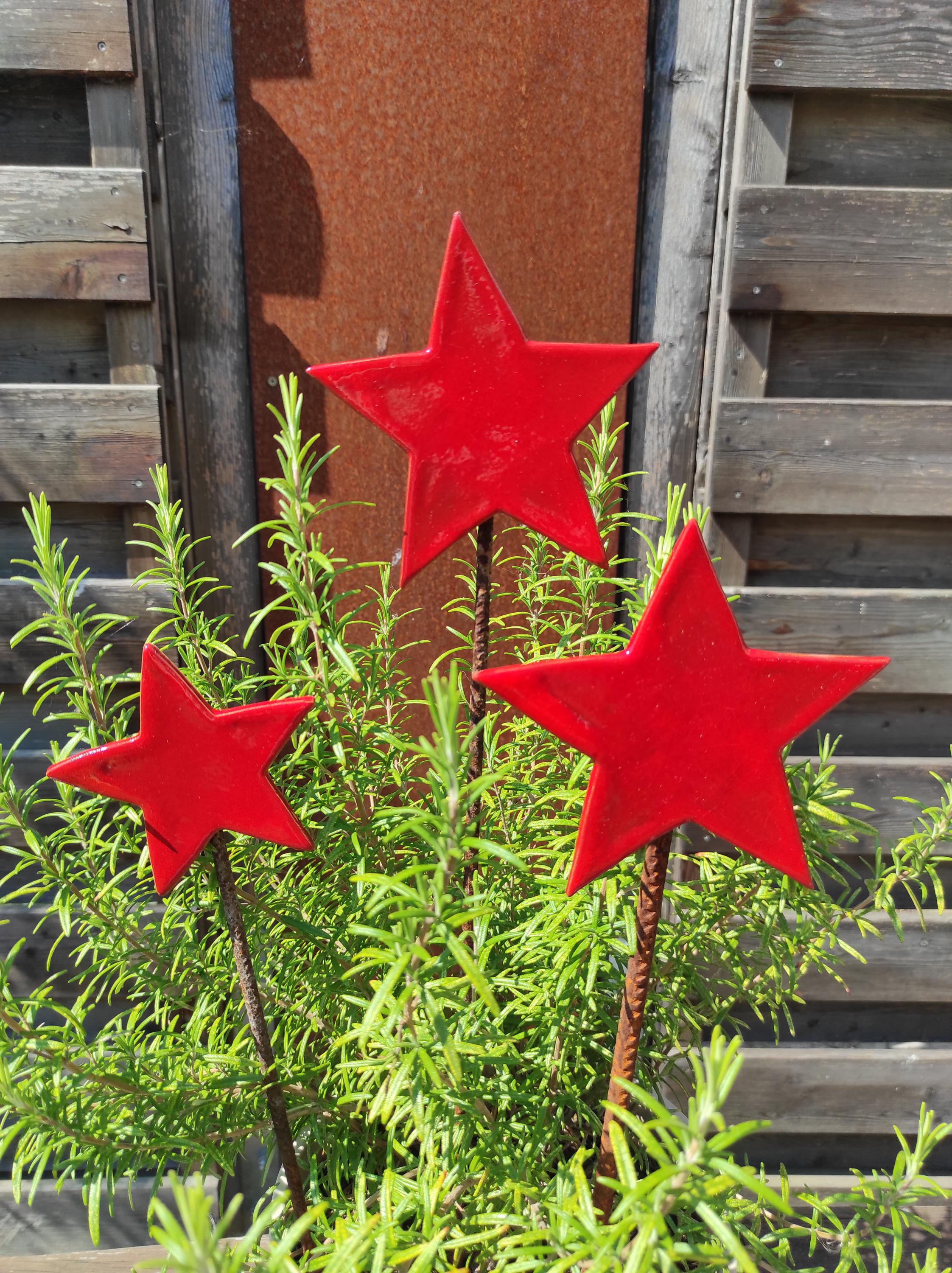 Gartenstecker stern - Etsy.de