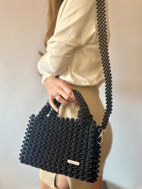 Borsa Bianca Donna Borsa A Mano Nera Da Donna Con Monogramma Romeo