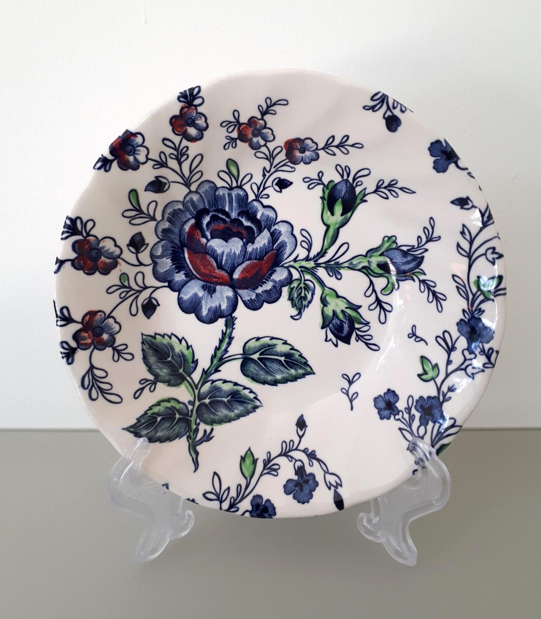 Johnson Brothers Rose Chintz Blue - Etsy