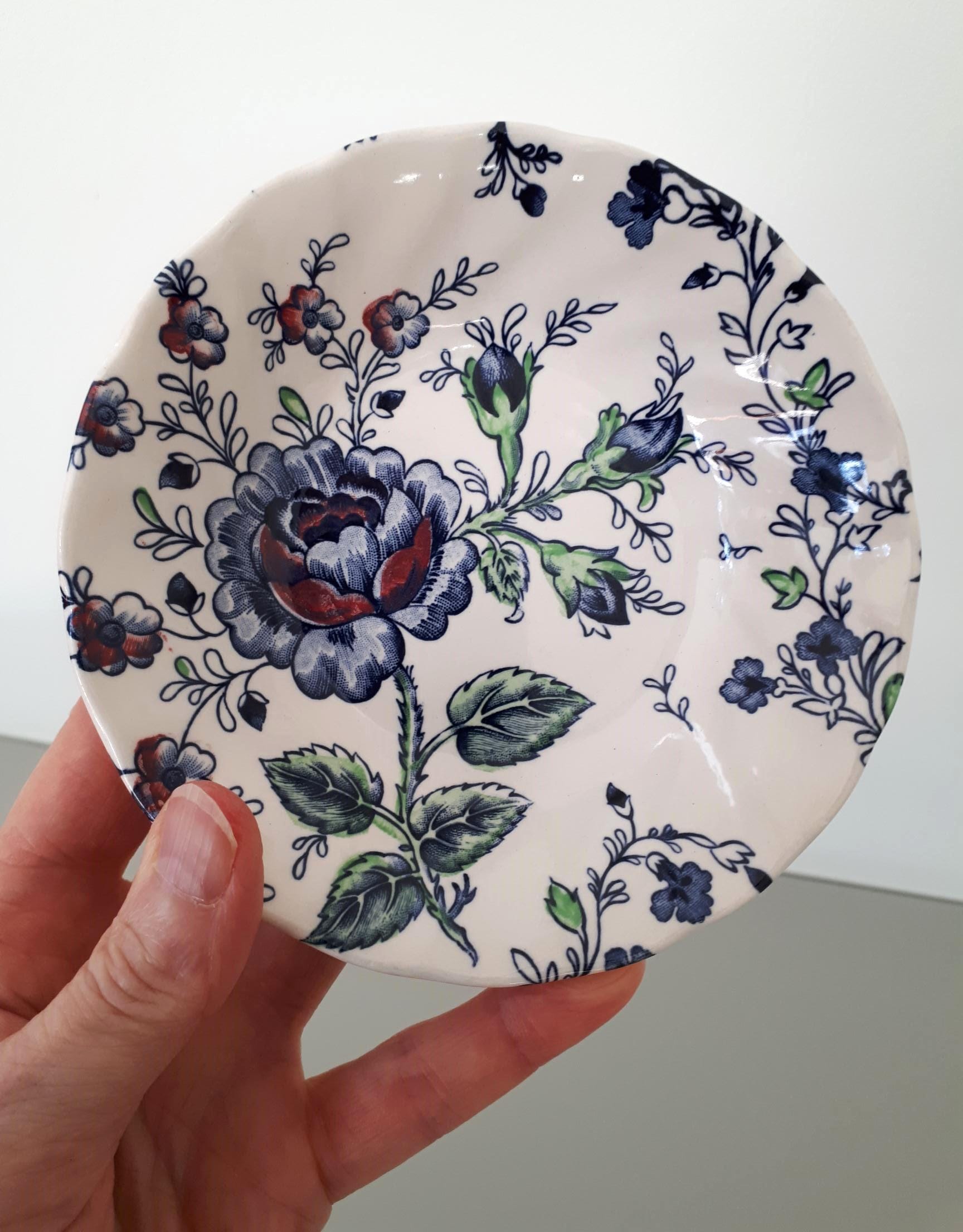 Johnson Brothers Blue Rose Chintz - Etsy