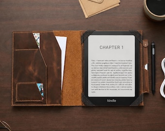 Kindle paperwhite cover, Ereader accessories, Leather Kindle cover,Kindle accessories, Kindle Oasis case, Custom kindle case