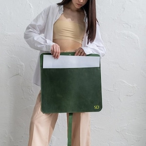 Bolsa organizadora de archivos, Portadocumentos a4, Estuche para documentos de papel, Estuche de papel de cuero, Estuche para documentos de regalo, Carpeta de papel de cuero