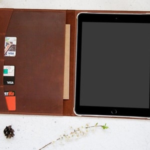 Handgemaakte iPad-hoes, iPad Pro 11-inch hoes, hoes tablet, iPad-hoesmonogram, leren iPad-hoes, iPad Pro-folio, iPad Pro-hoes