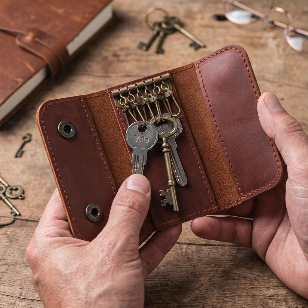 Leather Key Case - Etsy
