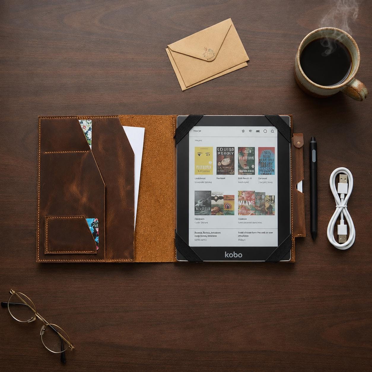 Leather Boox Note Max Case, Leather Onyx Boox Nova Air 2 Cover