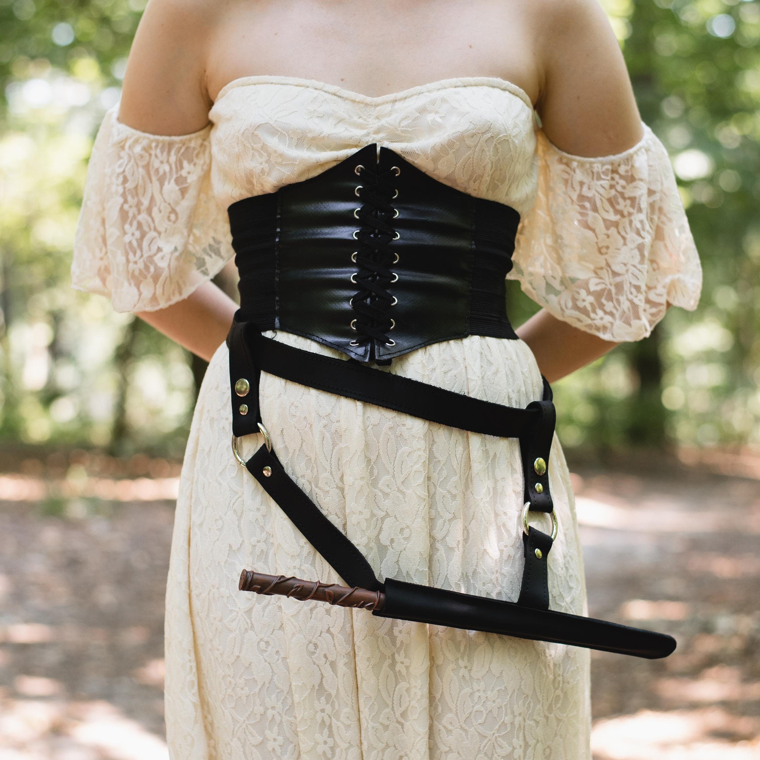 Witch wand holder, Wand belt holder, Leather wand holder, Leather wand sheath, Cosplay wand holster, Leather wand holster, Wizard staff