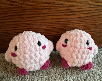 Crochet Plush Kirby Desk Toy