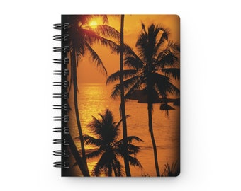 Glossy Sunset Spiralbindungsheft