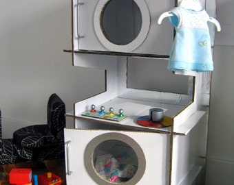Build a Cardboard Play Washer and Dryer