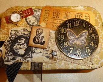 Mixed media trinket box surprise.