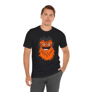 Philadelphia Flyers Hand Drawn Gritty T-Shirt, Philly Sports Gift, Men's T-Shirt, Broad Street Bullies Mascot Graphic Tee, NHL Hockey Shirt image 3