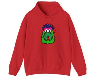 Philadelphia Phillies Phanatic Hoodie, Phillies Mascot Shirt, Gift Philly Sports Fan, Baseball MLB Hooded Sweatshirt, Adult, Men, Women