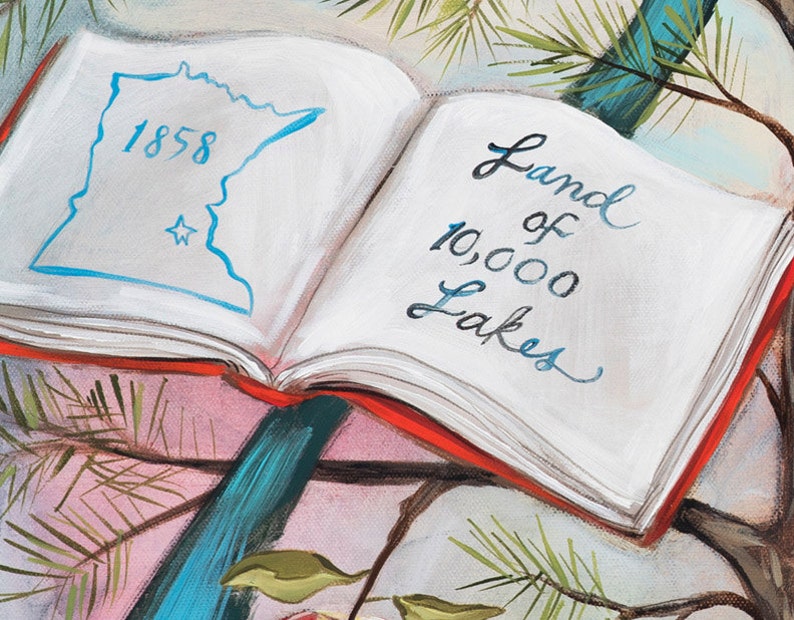 Minnesota State Tree State of Minnesota by Heather Renaux ...