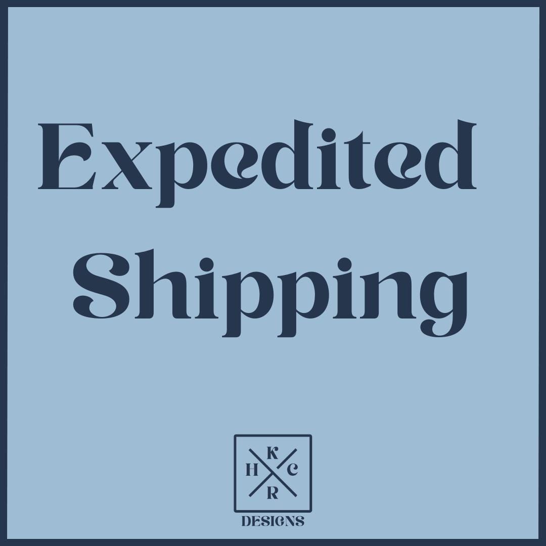 Expedited Sign Expedited Shipping - Etsy