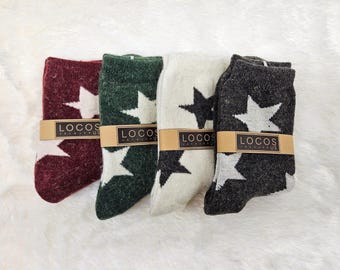 K-Premium Wool Star Socks