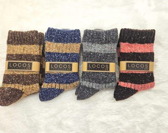 K-Premium Wool Bokashi Socks