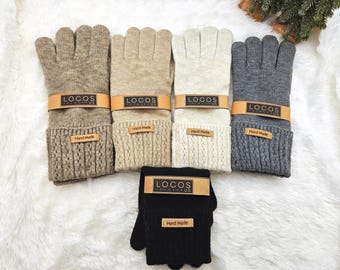 K-Premium Hand Made Wool Women Gloves