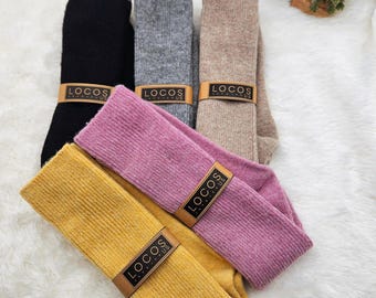 K-Luxury Robin Cashmere Wool Knee Socks