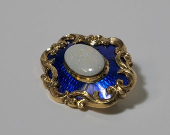 Antique Opal Brooch