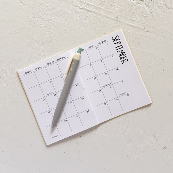 2024 Mini Pocket Calendar Etsy