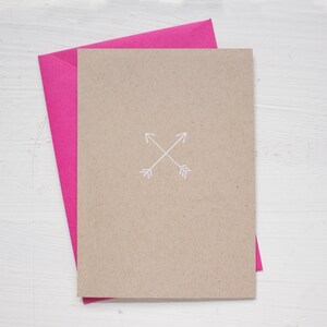 Cartes de correspondance pliées FLÈCHES