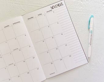 2024 monthly planner | 2 pages per month