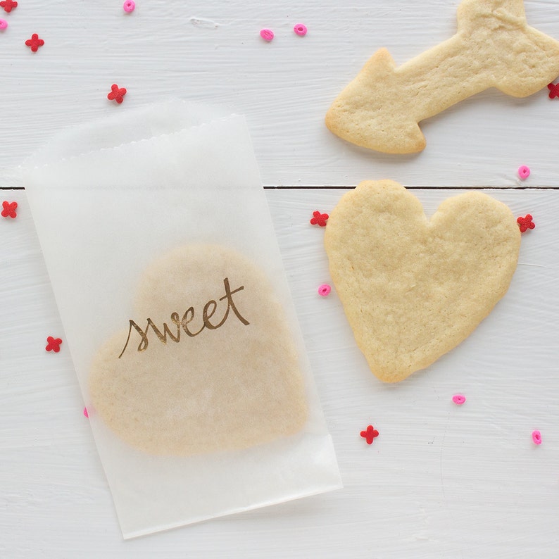Sweet Glassine Treat Bags Etsy