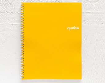 personalized large notebook