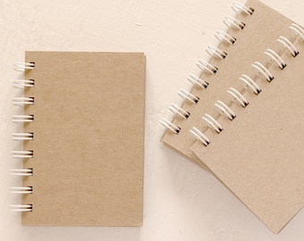 mini chipboard notebook / set of 2