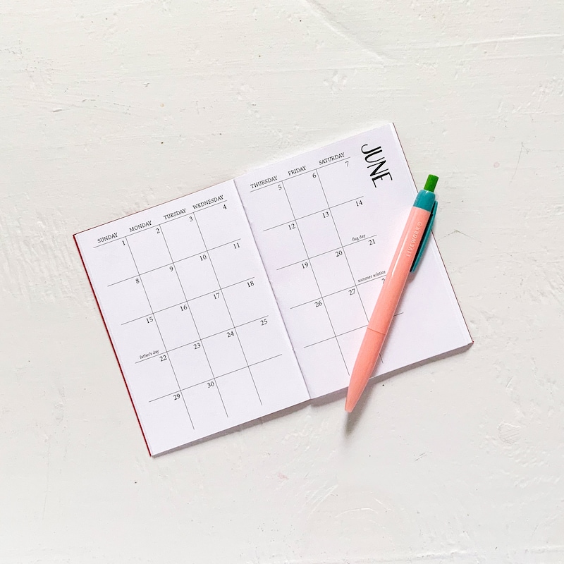 2025 Mini Pocket Calendar Etsy