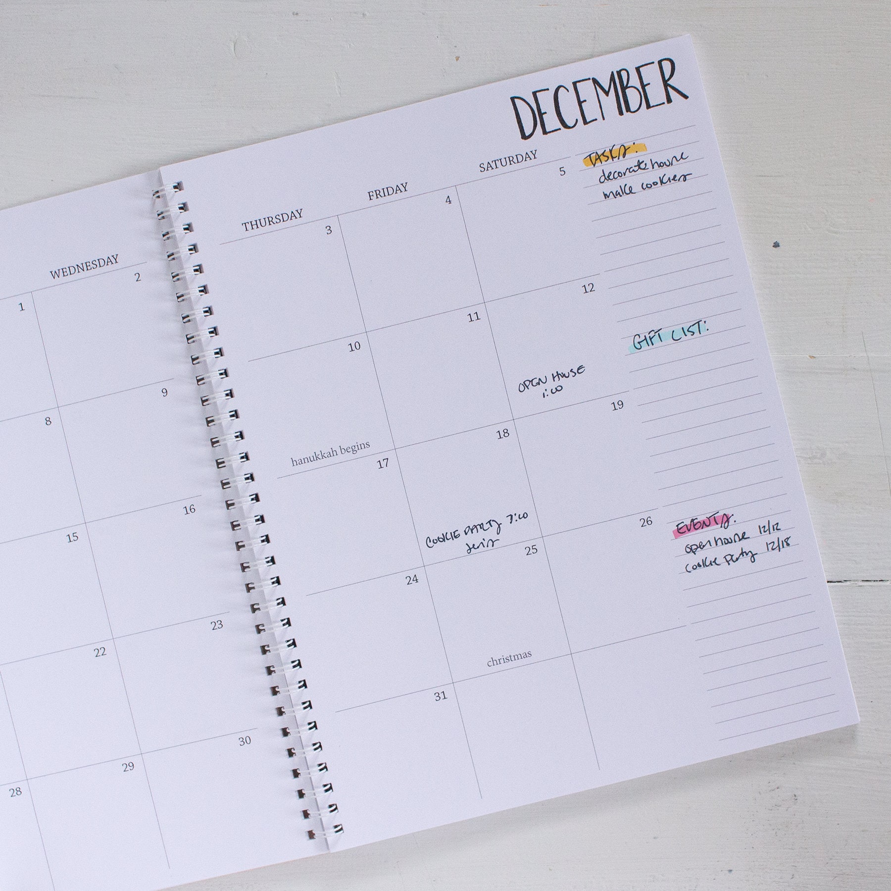 Calendarios personalizados