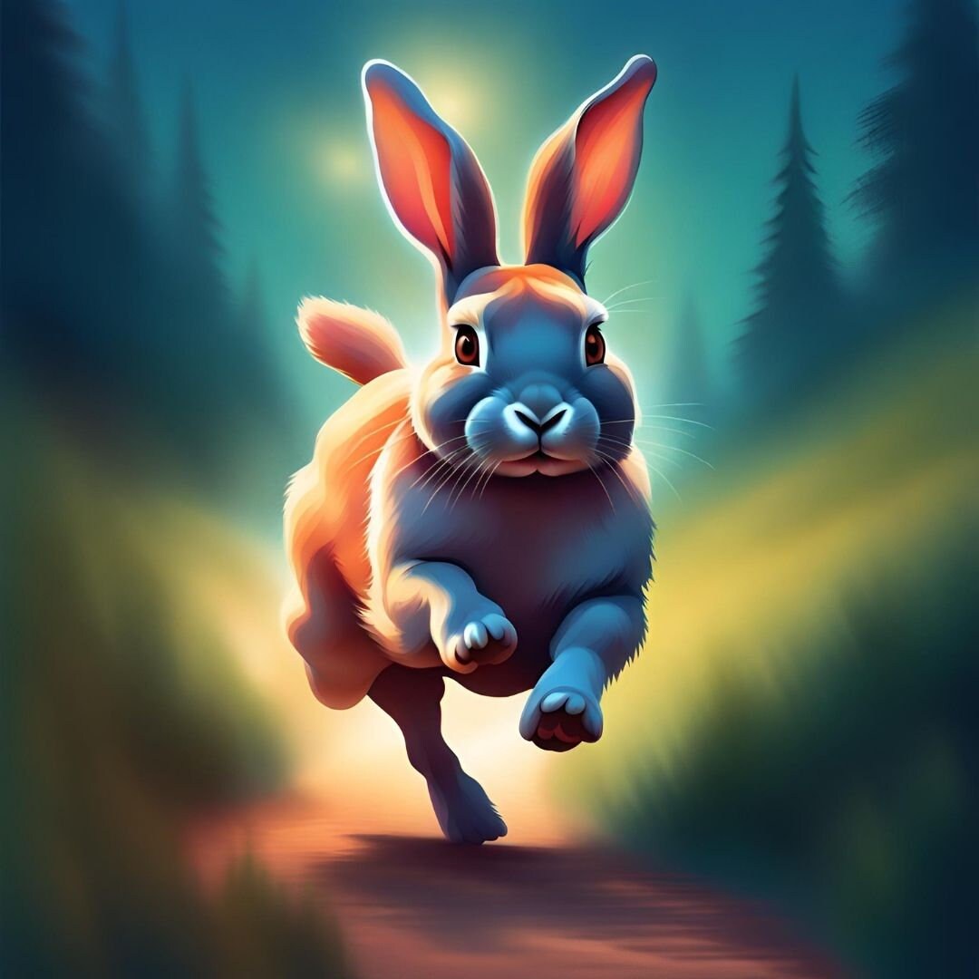 Rabbit,digital Design Tables, Canva Design, Digital Download, Pdf, Jpg ...