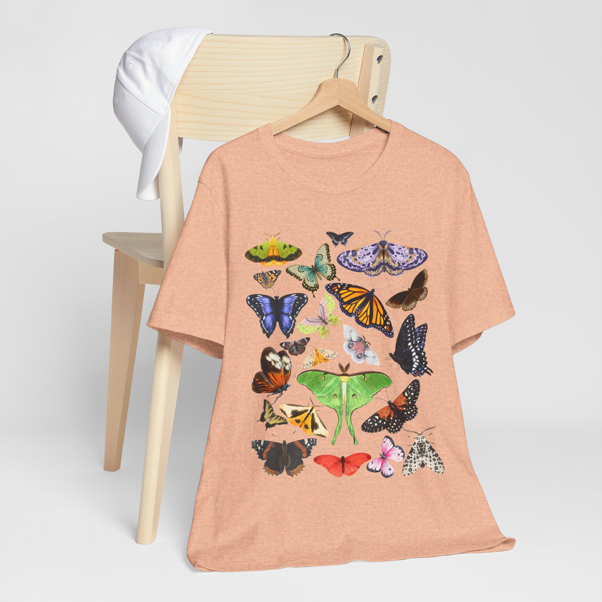 Butterfly Moth T Shirt, Nature Lover Gift, Gift for Her