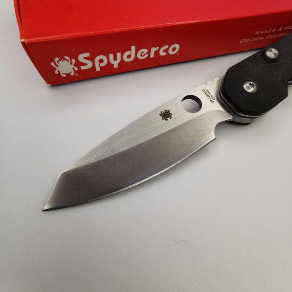 Knife SPYDERCO Pocket Knife - СРМ S30V, Tourist Knife, Knife Camping, Hunting Knife