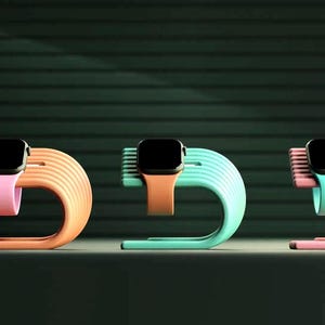 Moderne Apple Watch Ladestation - Stilvolle Dockingstation, Nachttisch Organizer & Schreibtischzubehör,