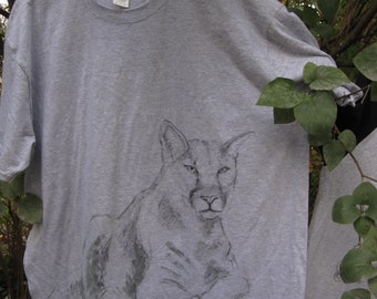 Mens Origanal Art T-shirt of a Puma /size 2xL