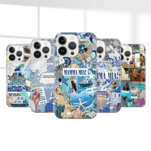 Beachy Mamma Mia Handyhülle Vintage Summer Vibes Cover füriPhone 16ProMax,15Plus,14,13,12,11,XS&Samsung S24,S23,A55,A54,Pixel 9Pro,8
