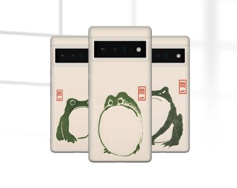 Grumpy Frog Phone Case Matsumoto Hoji Cover for Pixel 8A 7 Pro Samsung S24 S23 FE A25 A15 iPhone 16 16 14 SE