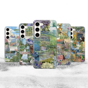Famous paintings Phone Case Monet water lilies Cover for Samsung Galaxy S24 S23 FE S22 Pro S21 Ultra A55 A35 A05