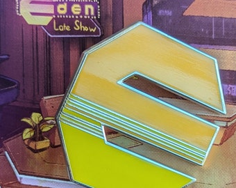 The Eden Late Show Hard Enamel Pin [Captain Laserhawk]