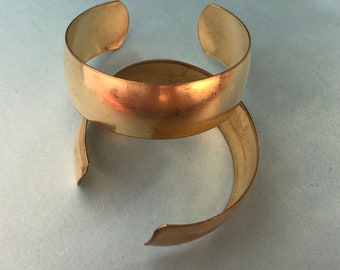 Brass Cuff Bracelet Base Blank