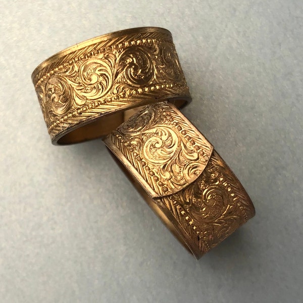 Ornate Brass Ring - Victorian