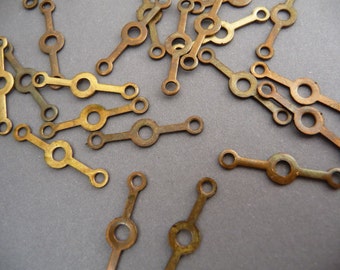 12 Brass Rivet Finding -  Steampunk