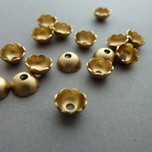 Bead Caps Tierra Cast 5596 5570 5608 4mm Scalloped Bead Cap Ant Gold 20pcsbag X55122953