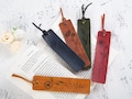 Personalized Leather Bookmark: Engraved Name, Birth Flower, Reader Gift product logo