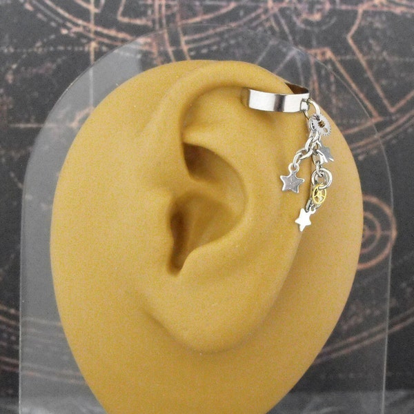 Mechanics of Falling Stars Artful Hardware Ear Cuff